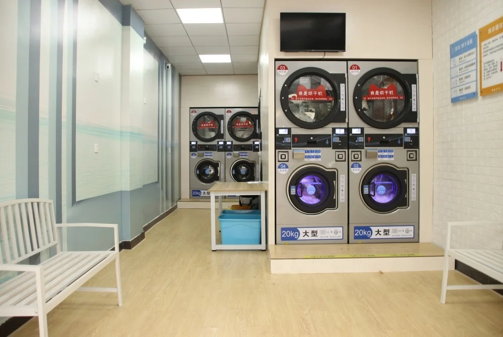 China Well-known Brand Bule Whale Large Capacity Industrial Washing Machine Laundry Equipment