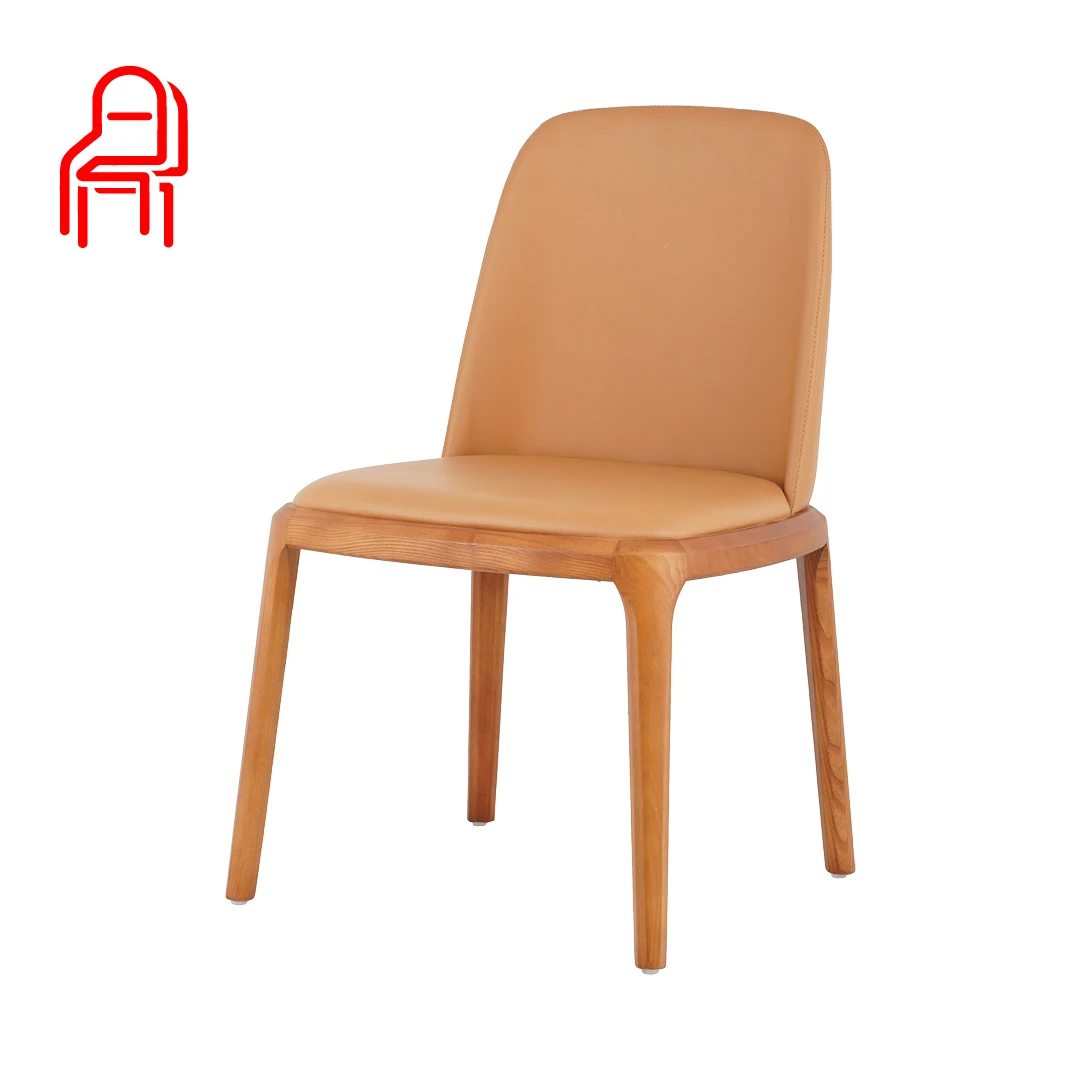 Finnite Nordic factory direct sales batch ash wood armrest backrest cushion modern home office simple leisure creative chair mil