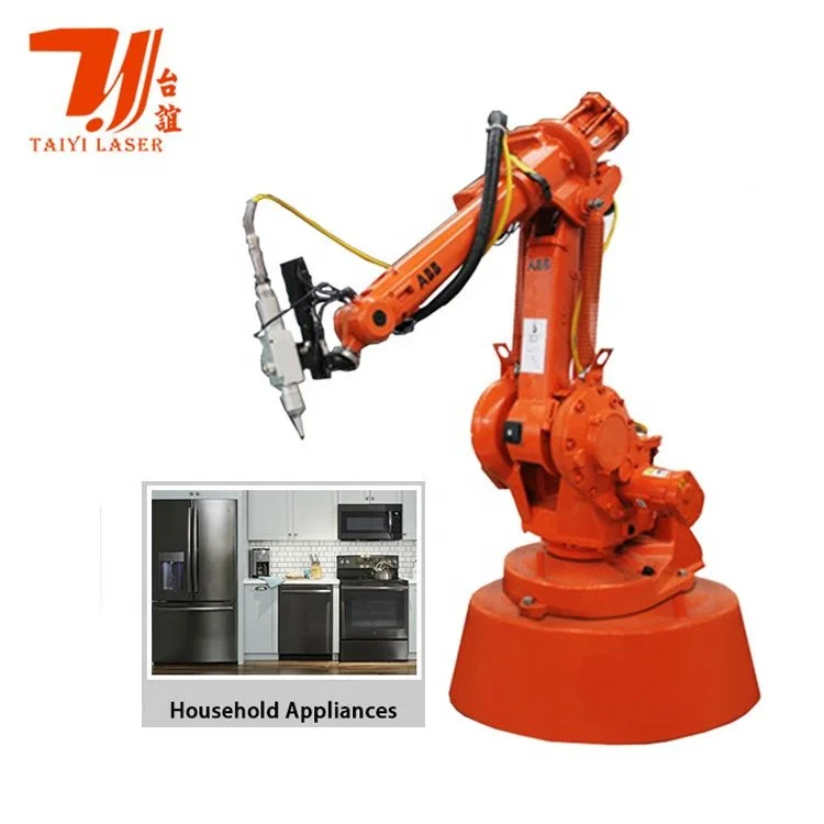 Yaskawa industrial 6 axis laser welding robot machine for Shower head teapot