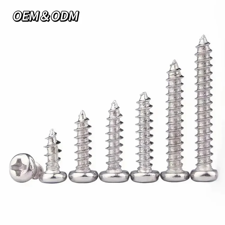 Zinc Plated Countersunk Head Screw Din7505 Cross Wood Self-Tapping Screws Chipboard Screw
