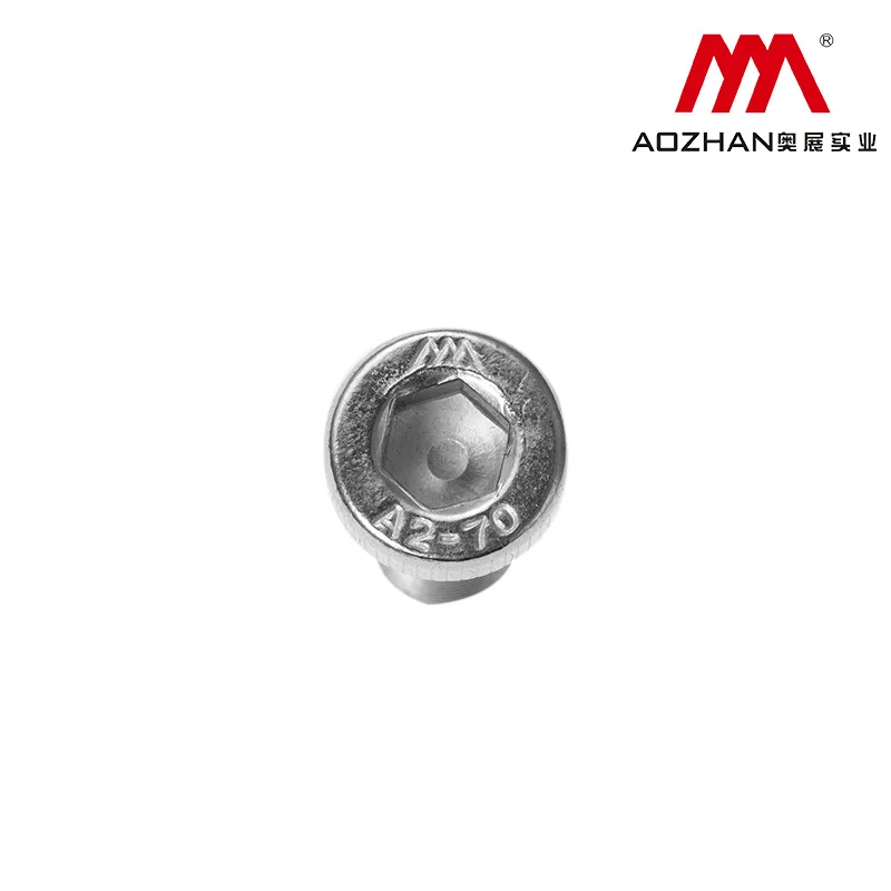 2022 hot sell DIN 912 hexagon socket cap bolts in 304/316 stainless steel  screw from Aozhan factory fasteners screw
