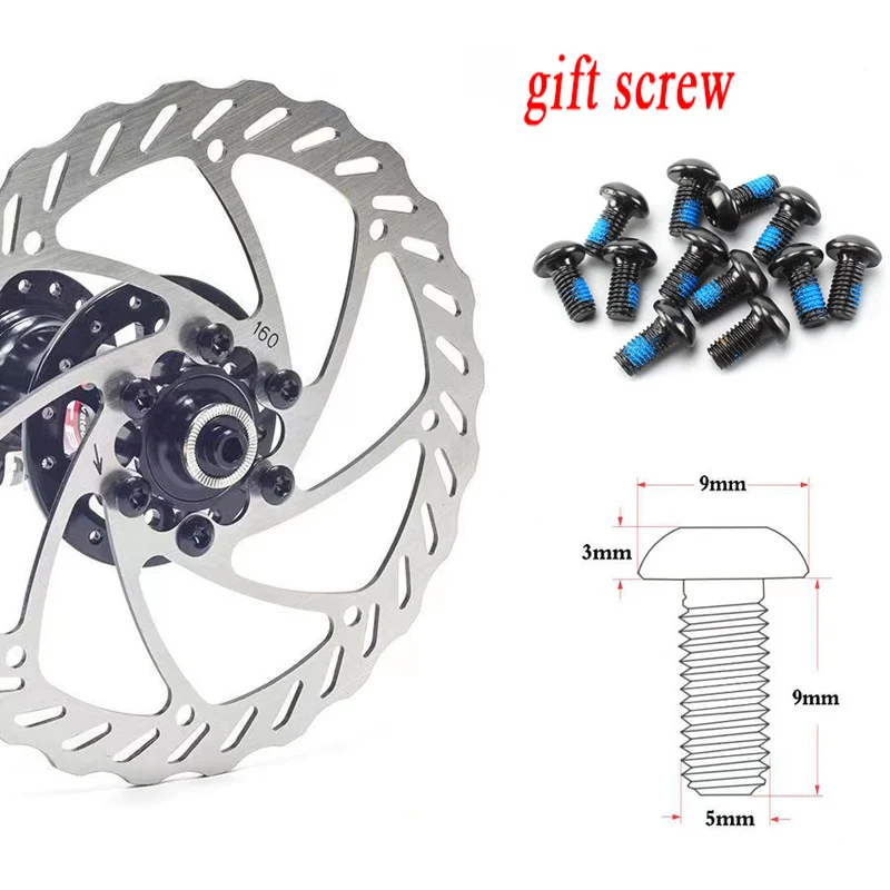 G3 160/180mm Brake Rotors Disc Bicycle Disc Brake Rotor  MTB Hydraulic Disc brake Rotors 6 Bolts Screw