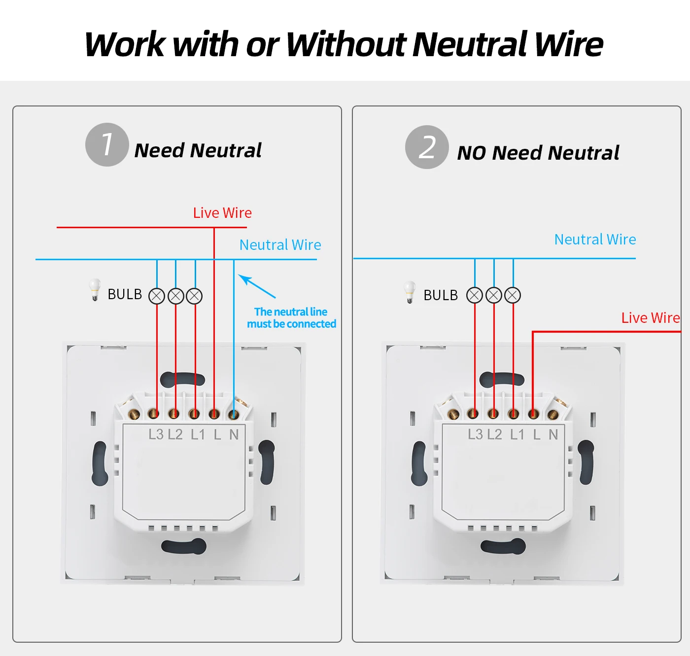 Tuya smart switch light alexa tempered glass zigbee smart switch for lights
