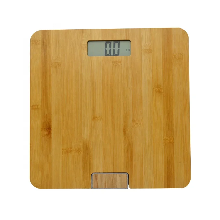 ECO Power Most Accurate Digital Bamboo Bathroom Weight Scale