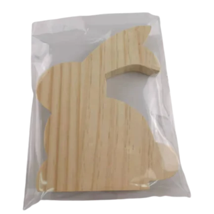 Easter decorations wooden rabbit ornaments kindergarten shop counter decoration Wooden handicraft Rabbit Pendant