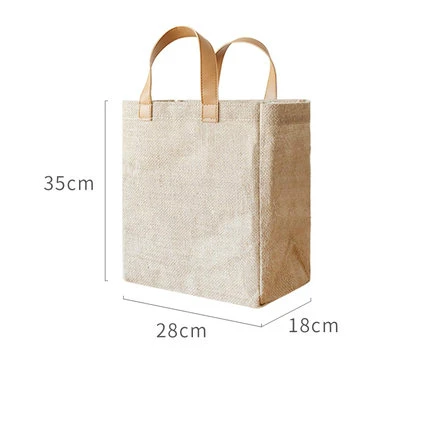 Chiterion Stylish Eco-Friendly Juco Jute Cotton Shopper Beach Tote Bag Custom Printed Logo For Women Girls Lady
