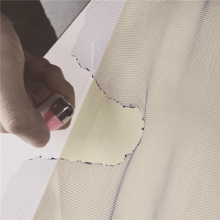 HG6142 Fireproof non-flammable net fire retardant mesh fabric flame retardant tulle