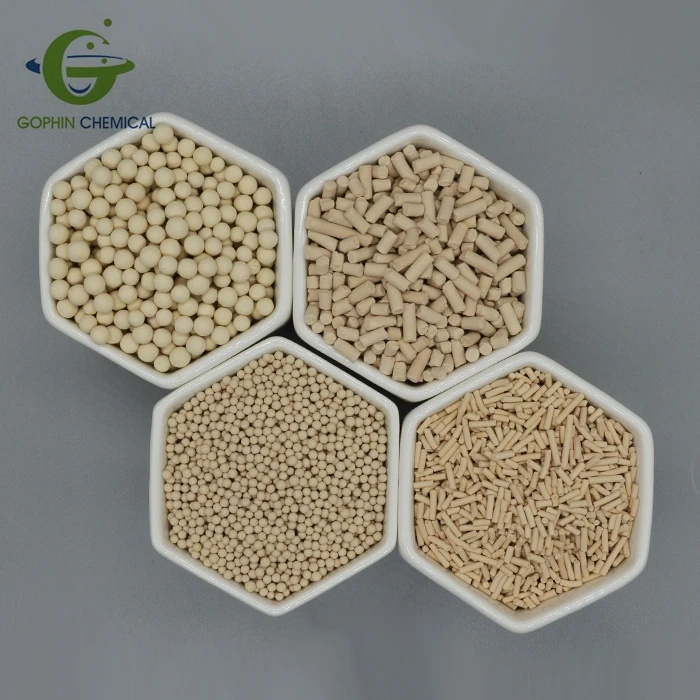 18.5% CO2 Capacity EniSorb 13X Molecular sieve Removal of H2O and CO2