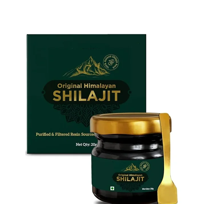 OEM Private label Shilajit Resin Pure Organic Himalayan shijiat Natural Fulvic Acid Supplement 20/30/50/60 Grams