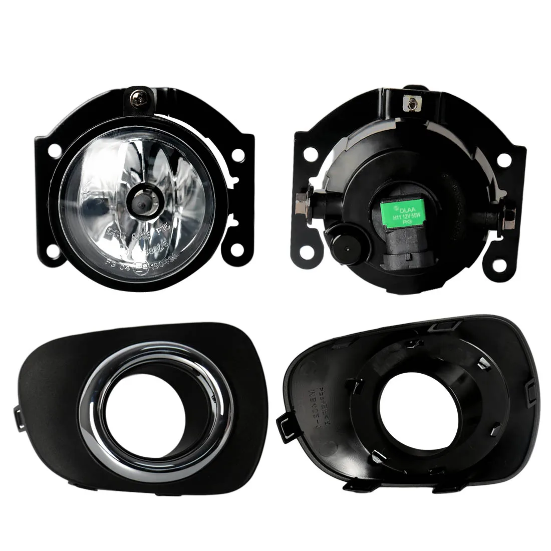 2Pcs Fog Light Foglamps For Mitsubishi Pajero Sport 2010-2014/L200/Triton 2013-2015 Auto Driving Daylights Car Accessories