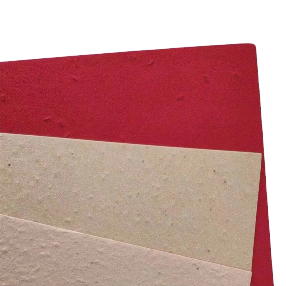 
A4 Eco-friendly Recycled hand made Plantable Seed development Paper 140gsm 