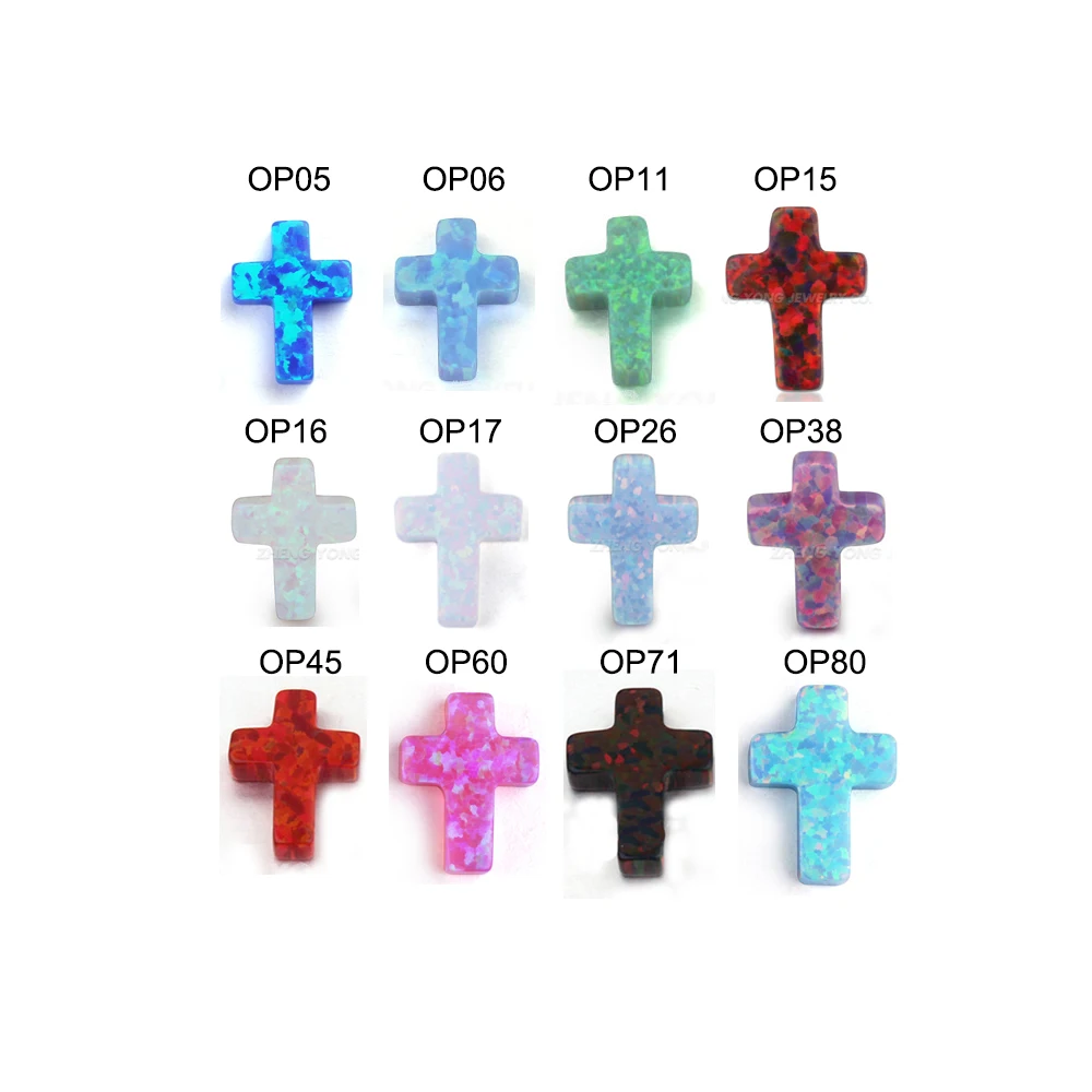 Hot Selling White Cross Charm Bracelet Gold Beads Synthetic Opal Jewelry 925 Sterling Silver Bead Bracelet