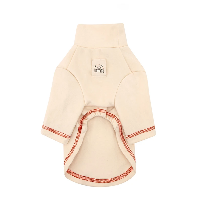 
Long Sleeves Dog Custom Pet Clothes Shirt Blank Plain Fashion Cotton Cat Dog Clothes 