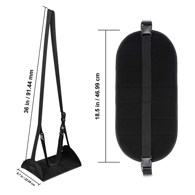 Factory Directly Supply Foot Rest Under Desk Adjustable Foam Foot Rest Cushion for Under Desk Airplane Footrest for Flight