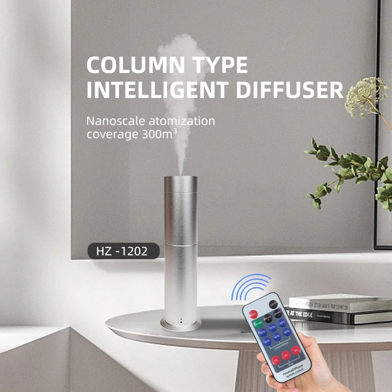 Hot Sale New Design Aroma Diffuser Waterless Aromatherapy Floor Standing 120ml Smart  Electric Aromatizer Diffuser Machine