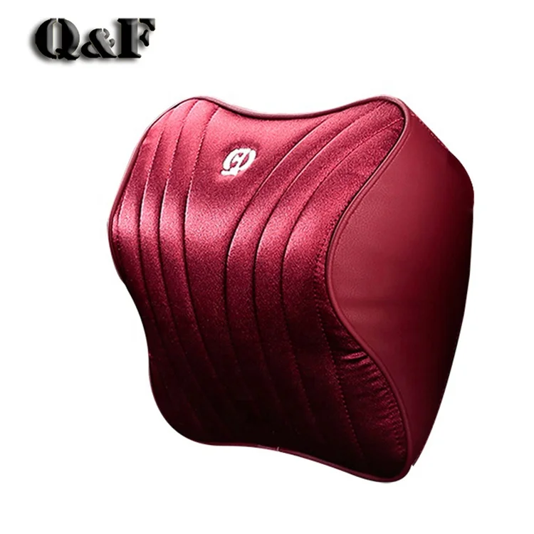 RTS Custom fine quality Luxury memory foam neck support car seat travel neck rest pillow for car