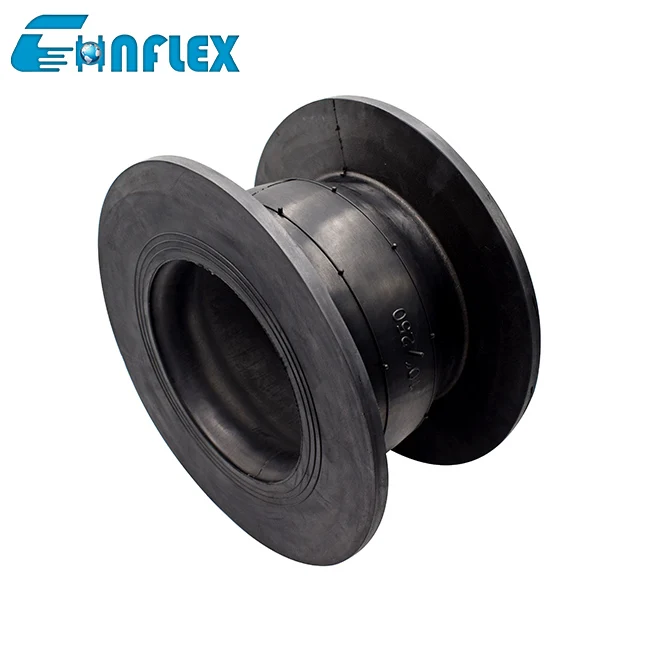 Wide Open Arch Single Sphere Rubber Expansion Joint DN32-DN3000