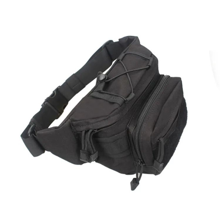 Outdoor Running Waterproof Fishing Nylon Tactical Waist Bag Pack