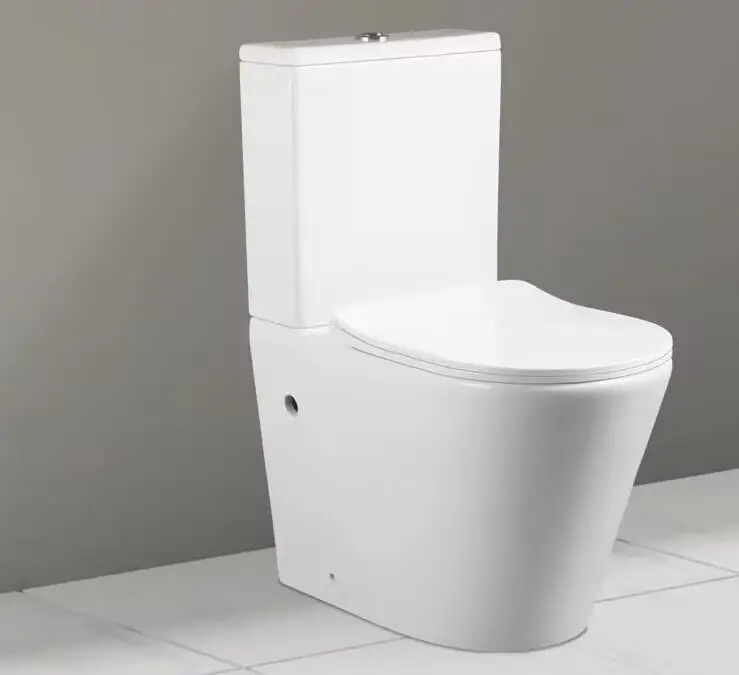 KD-T027TP Grace Bathroom Products Ceramic Modern Two Piece Ceramic WC Toilet Bidet Toilet Hotel Sanitary Ware White Water Closet