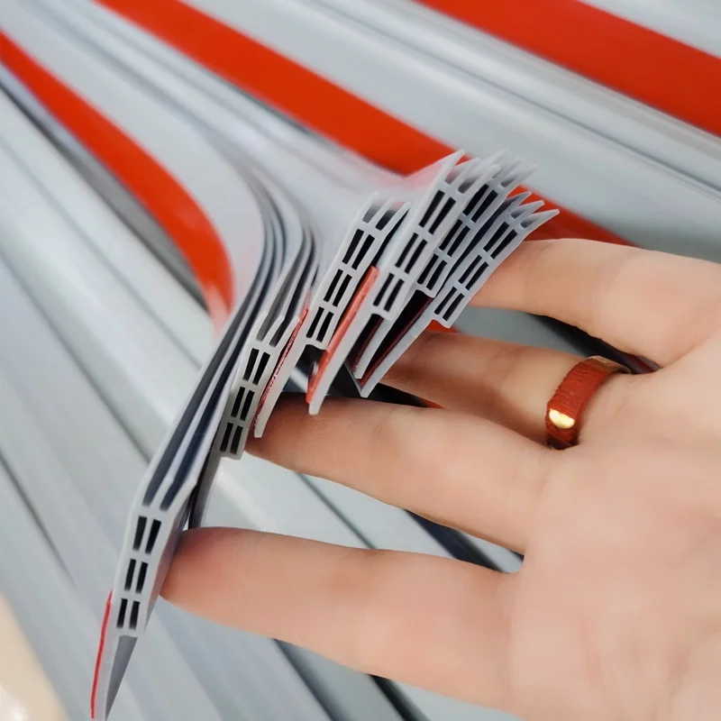 2 door-mounted windshields Silicone door bottom sealing strip baffle Door bottom sound insulation and insect-proof sealing strip