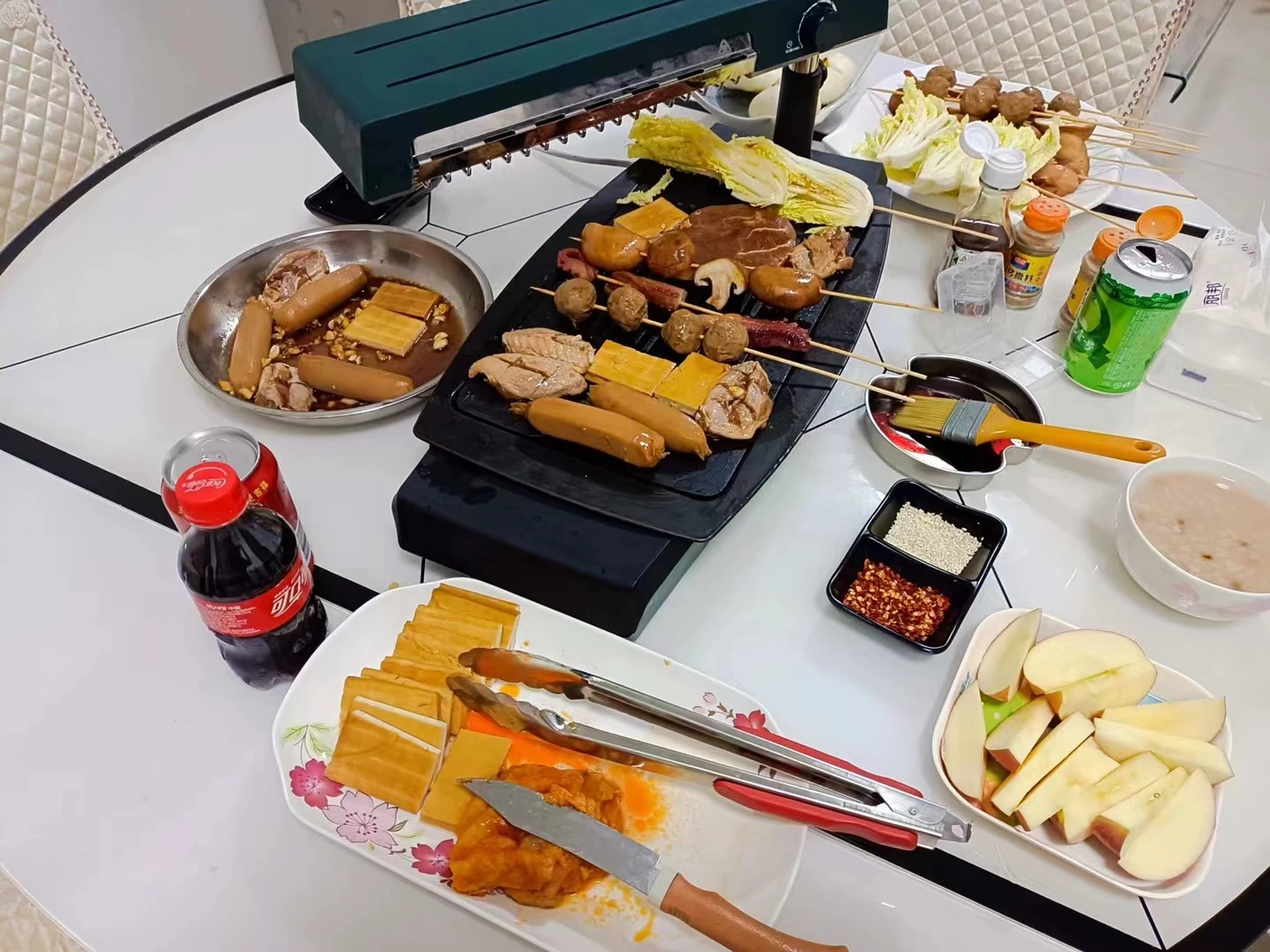 Multifunctional Electric Smokeless Bbq Grill Indoor Korean Infrared Easy Carry Smoke Free Electric Griddles for Household