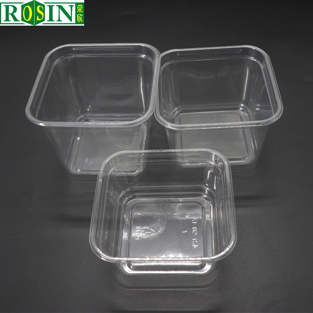 Wholesale 8 oz 12 oz 16 oz 20 oz Recyclable Clear Plastic Food Container Salad Bowl Packaging