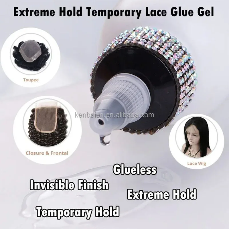 New Arrivals Private Label Lace Glue Waterproof Wax Stick Wig Install Kits Lace Glue Pen Lace Tint Spray Edge Control