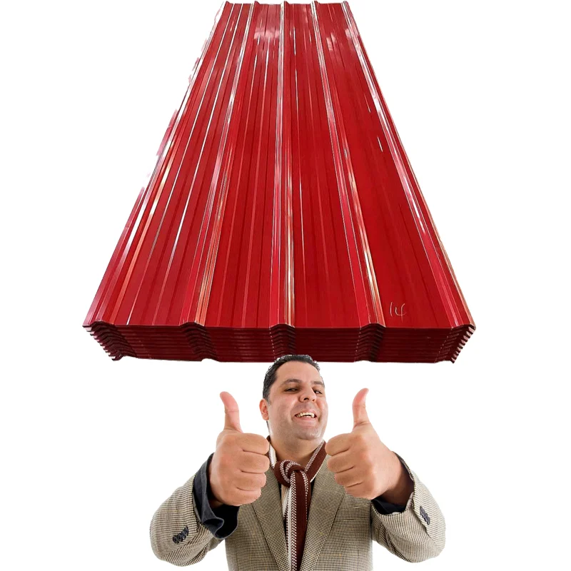 five star corrugated steel brick red  roofing sheet  0.5mm thick tata steel roof sheet price