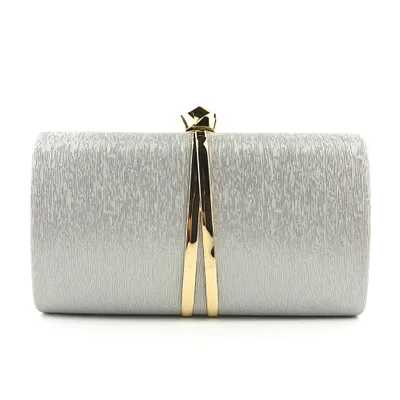 New fashion 2020 Metal bar evening bags ladies square box clutch wedding bag clutches purses and handbags for women