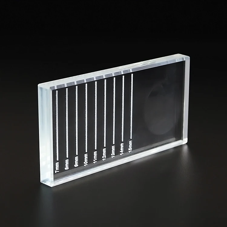 Eyelash Tools Transparent Lash Extensions Palette Acrylic Lash Tile