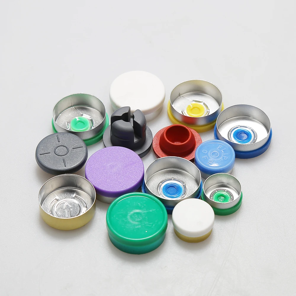 LANJING Customized Disposable Pharmacy Glass Vials Clear Vial Glass Bottle PharmaceuticClear Amber Vial Aluminium Lid
