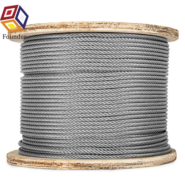 High Quality Architectural Balustrade Balcony Railing 12mm 16mm 1/2 Inch Stainless Steel Wire Rope