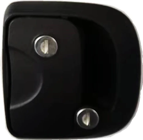 Cheapest  Aluminum alloy single-point lock RV Camper trailer  door with vertical sliding  window