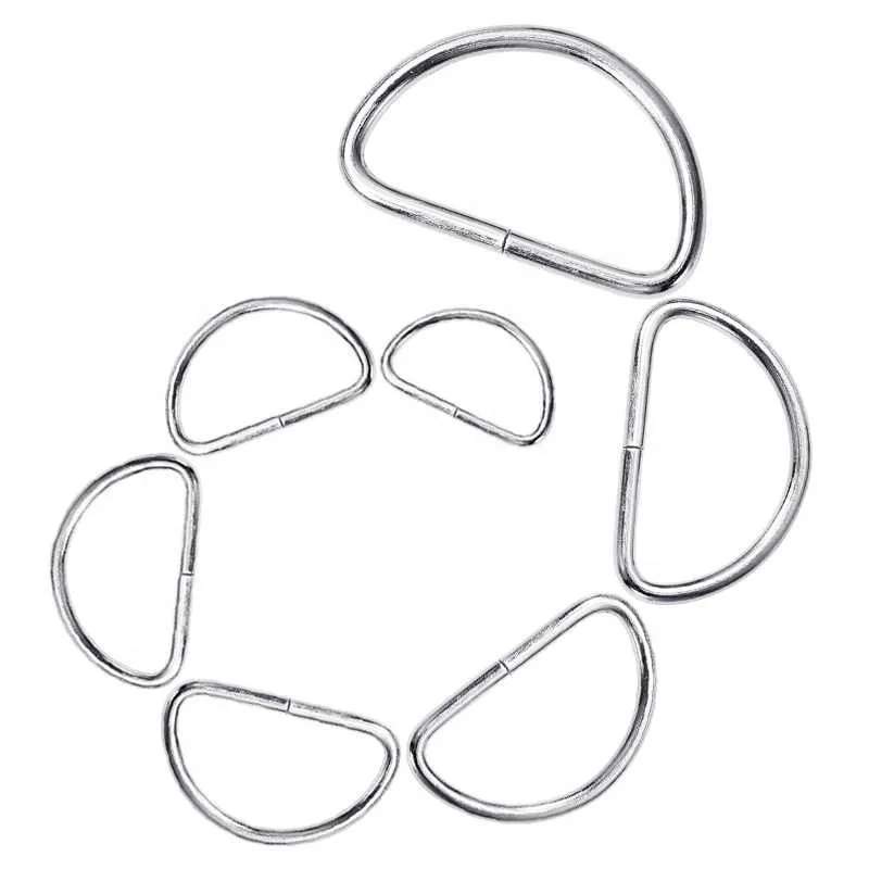 Винтажные металлические D-образные кольца-пряжки для одежды рукоделия шитья багажа ручной работы сумок кошельков ручные