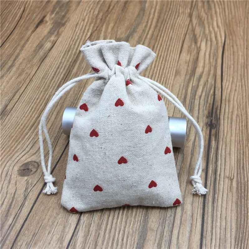 Jute Drawstring Bag Hemp Sack Gift jute Hessian Bag Candy Wedding Party Favor Pouch Jute Bag for Coffee Beans/seeds