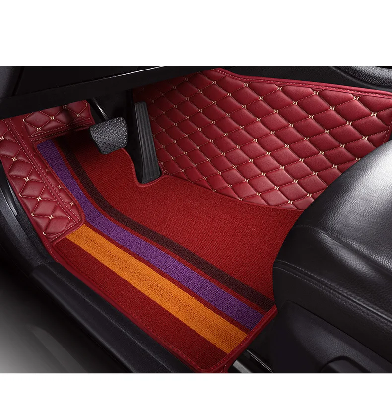3d 5d luxury fir winter use car floor mats for qashqai toyota rav 4 vios honda accord opel astra j prado 120 dodge durango