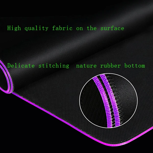 New 2023 RGB mousepad with custom logo and logo can also shine gaming mousepad logo