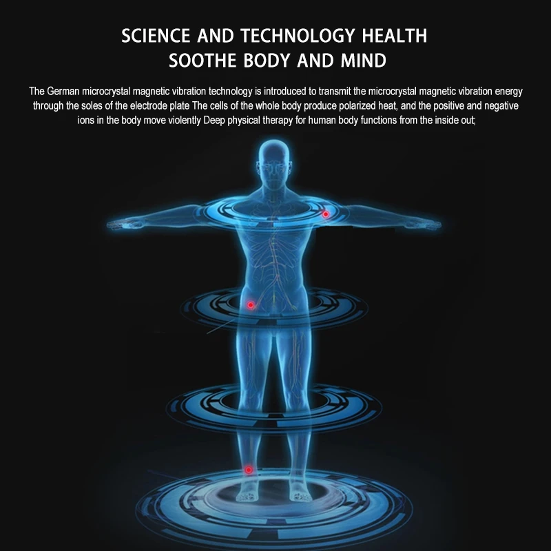 2024 new product terahertz Foot Therapy Massage Machine Conducting heat energy Pemf And Rf Terahertz iteracare device therapy