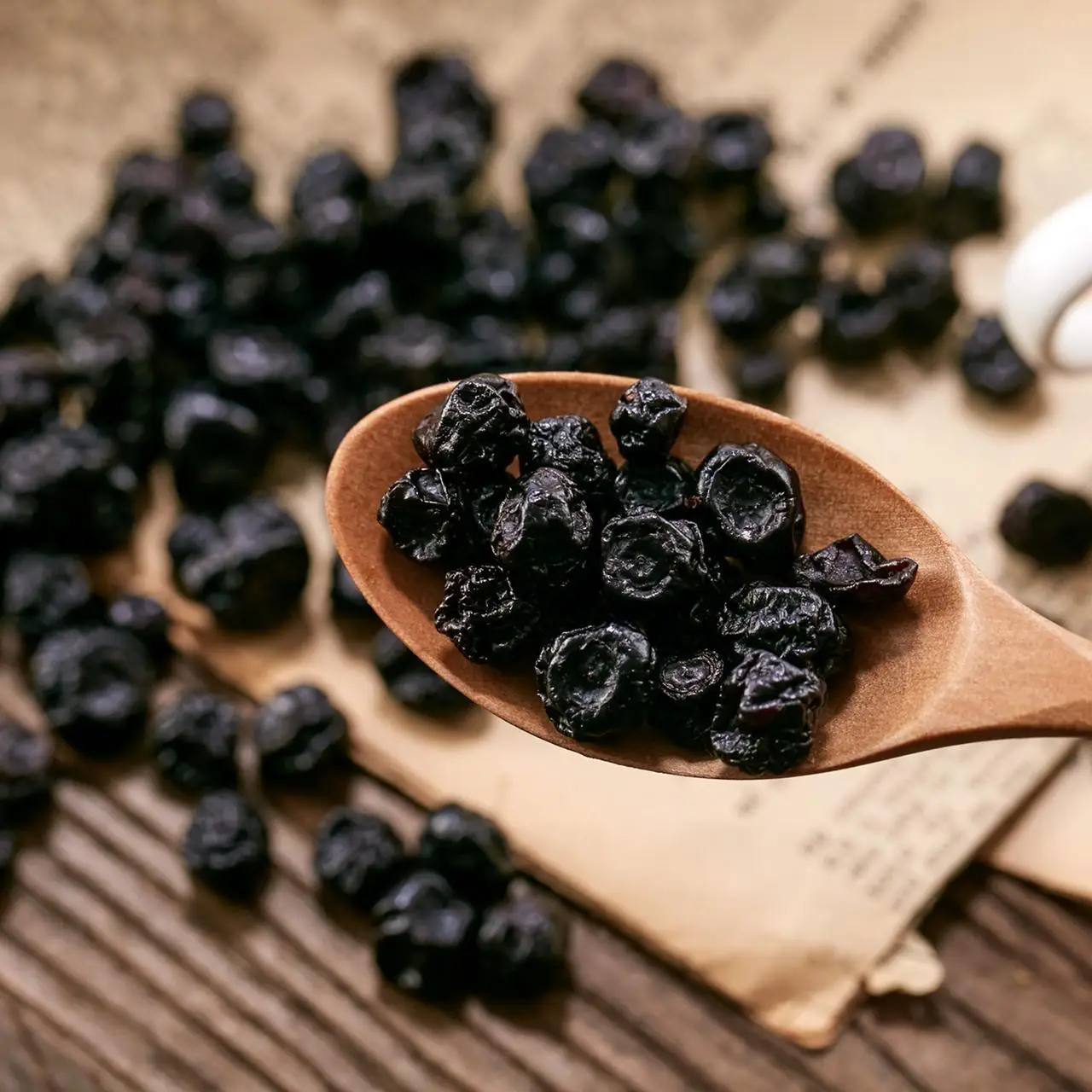 Healthy dried fruit blueberry sweet snacks