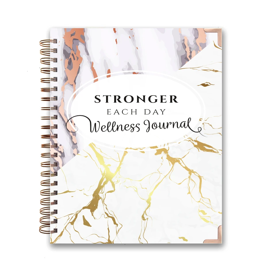 Journal A5 Hardcover Notebook Promotional Gifts Personalized Custom Self care wellness women planner free design for wholesale