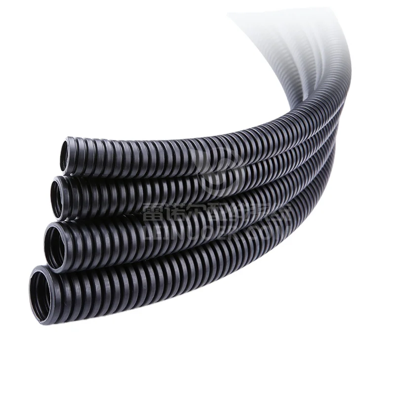 Nylon plastic Flame Retardant Corrugated flexible cable conduit tube pipe ROHS