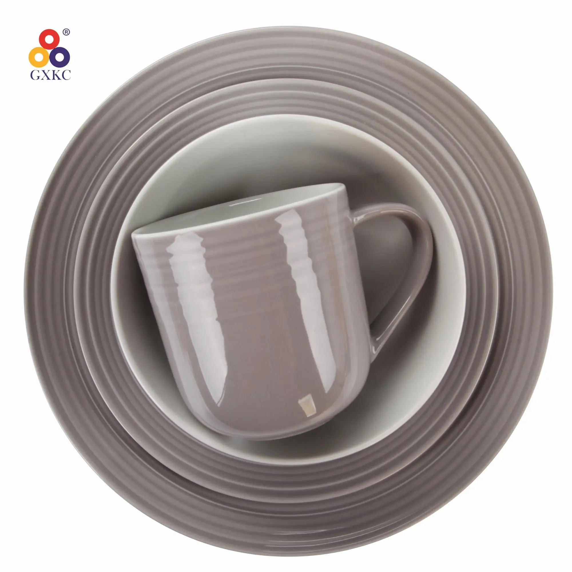 Керамическая фарфоровая тарелка GuangXi SanHuan GXKC