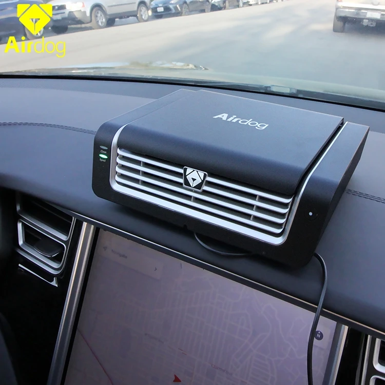 Airdog Teslaair Trendy Fashion Filter Anion Generator Portable Air Purifier For Car