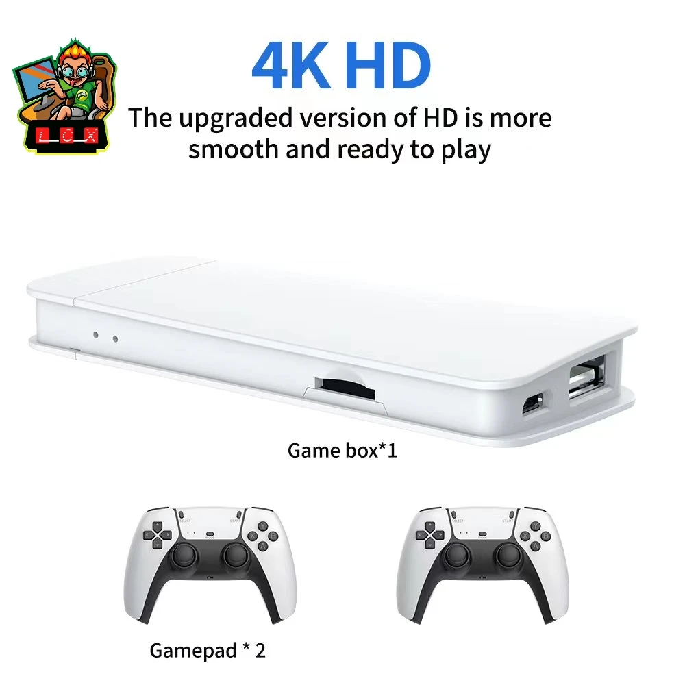 2023 new 64GB 20000+ Games PS1 Emulator 2.4G Wireless Gamepad Controller TV Stick HD 4K Player M15 Video Game Console Game stick