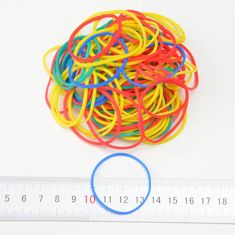 Factory Directly Sale Anti-aging Rubberband Manufacture Supplier Synthetic Color Rubber Bands for Stationery Office School