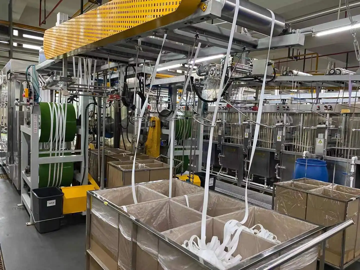 KINWAH narrow tape dyeing machine semi-automatic polyester label ribbons continuous dyeing machine