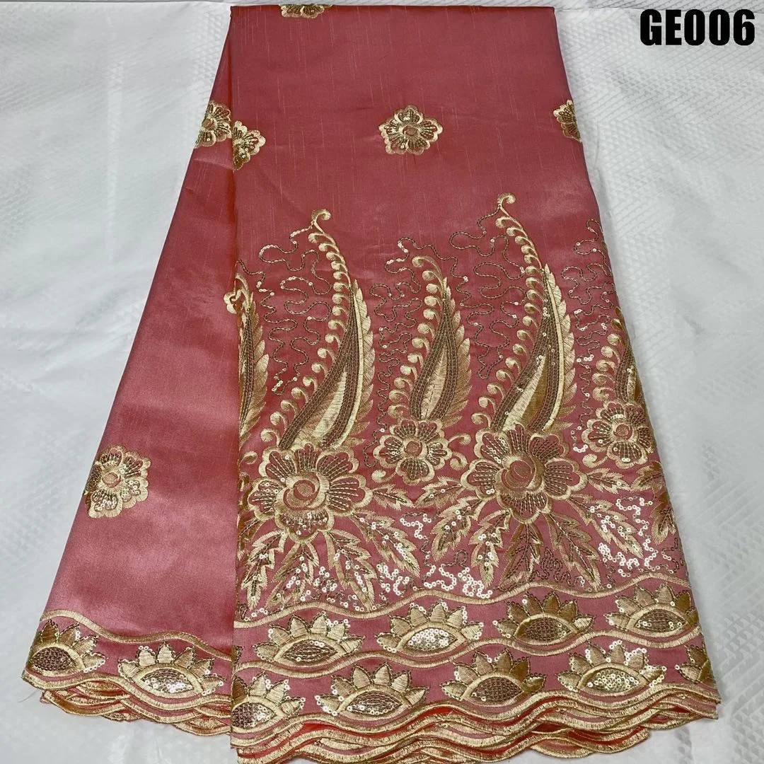 High Quality Royal Blue George Lace Fabric 2023 African Lace Fabric George Wrapper Ladies Dress Material