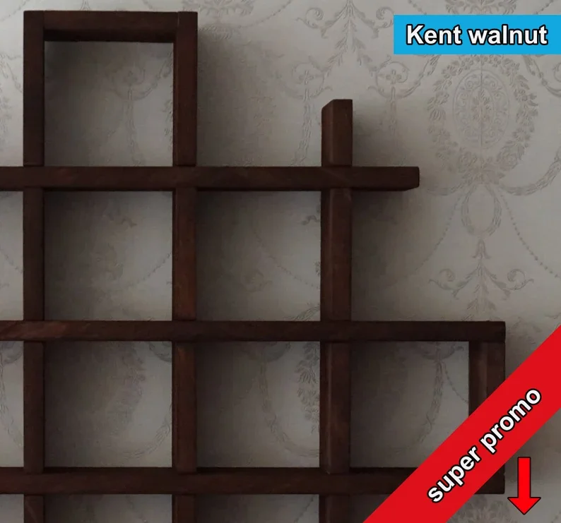 Vintage Special Shape Wood cup Wall Shelf Coffee Tea Mug Shelf Cup holder Display Cupe Holder Stand For Home Decor Storage