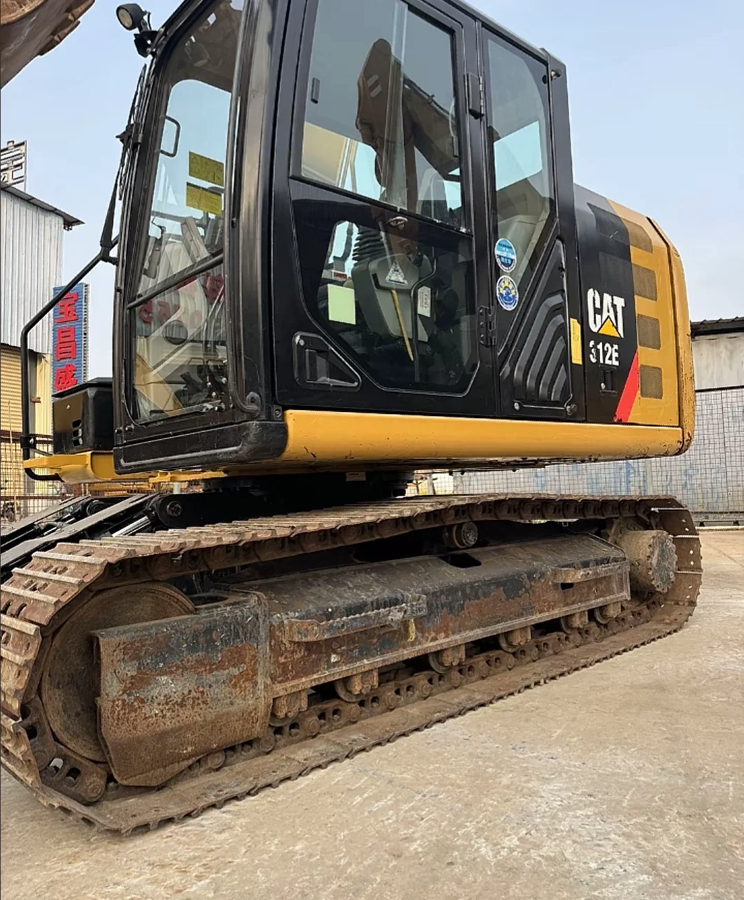 Экскаватор-экскаватор Caterpillar гидравлический резиновый гусеничный экскаватор 12 тонн CAT 312E GM новая модель 2021 2022 2023 год