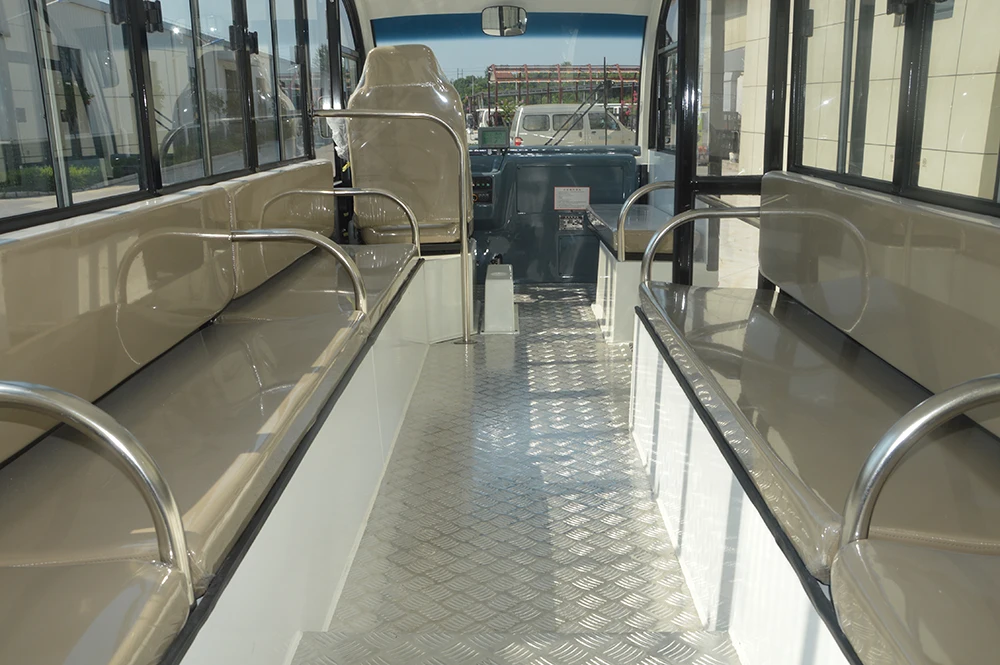 Electric Enclosed 22 Seats Shuttle Bus For School